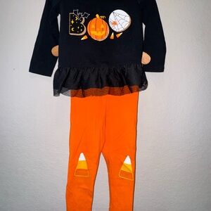 Cat & Jack Halloween Boo Set - Black and Orange